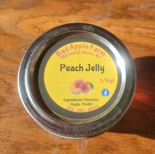 Peach Jelly 1/4 pint